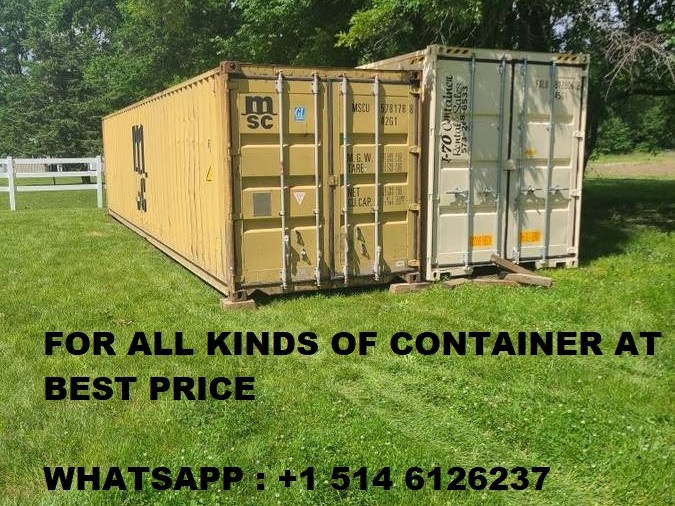 20' & 40' Shipping Containers ON SALE!! Whatsapp +1 514 6126237
