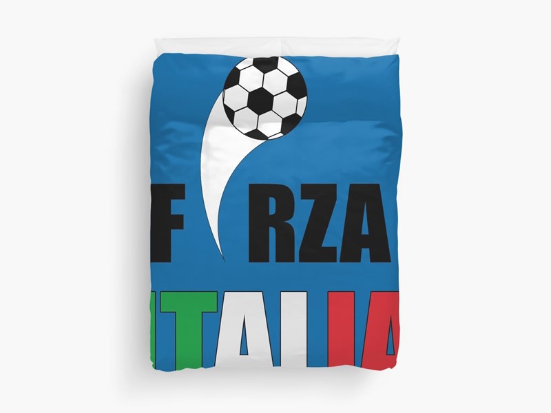 "Forza Italia" Duvet Cover