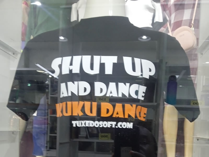 "Shut Up And Dance Kuku Dance" (L)
